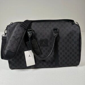 Jordan Monogram. Duffle Bag (25L). BLACK. "EXPEDITE SHIPPING"